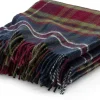 Decken * Tweedmill Textiles Tartan-Schurwolldecke Morello Check