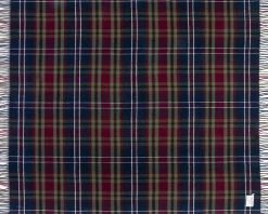 Decken * Tweedmill Textiles Tartan-Schurwolldecke Morello Check