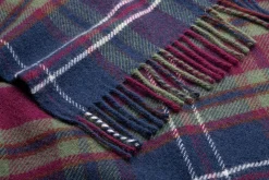 Decken * Tweedmill Textiles Tartan-Schurwolldecke Morello Check