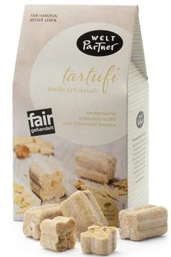 Pralinen * WeltPartner Tartufi weiße Schokolade