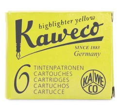 Schreibtinte & Tintenpatronen * Kaweco Tintenpatronen zu Marker Neongelb