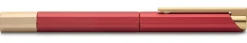 Tintenroller|Kugelschreiber * YStudio Tintenroller Aluminium und Messing Rot