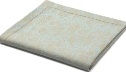 Tischwäsche * Erika Vaitkute Tischdecke Jacquard Leinen Blau