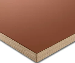 Schreibtische * Tischplatte FRB Rostrot