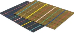 Tischwäsche * Tissage de Luz Tischset bunt kariert Blau