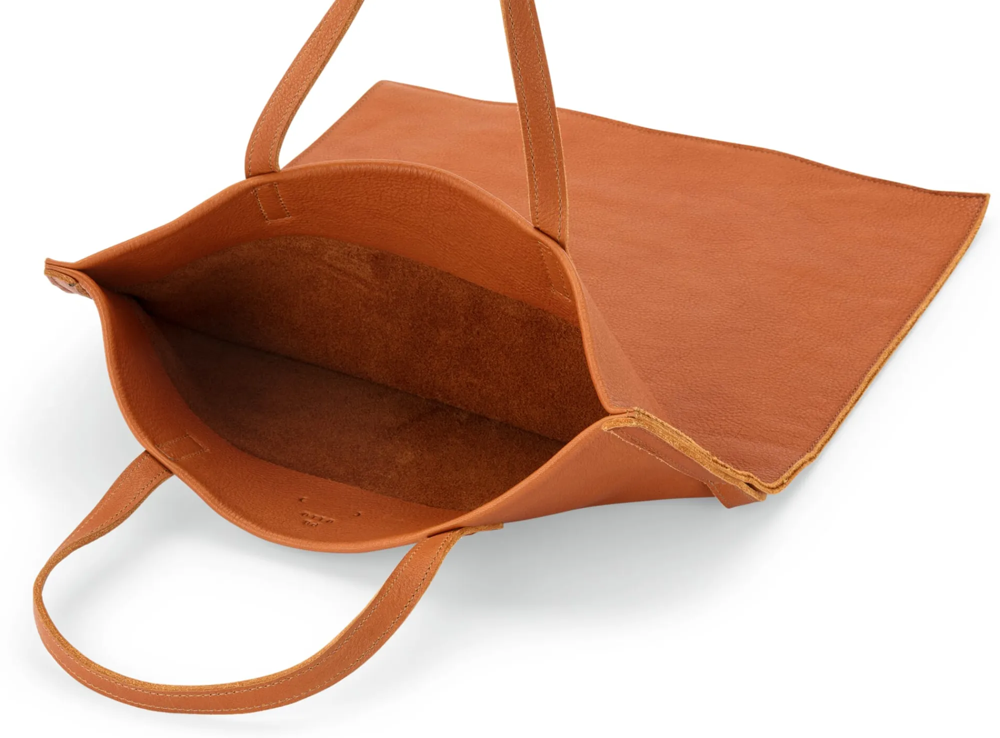 Einkaufstaschen & -Körbe * PB 0110 Tote Bag Leder, cognac