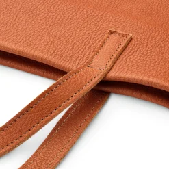 Einkaufstaschen & -Körbe * PB 0110 Tote Bag Leder, cognac