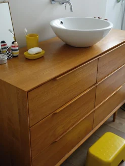 Badaccessoires|Küchenmöbel * Tritthocker Bano Gelb