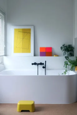Badaccessoires|Küchenmöbel * Tritthocker Bano Gelb
