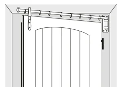 Vorhänge & Gardinen * Manufactum Türträger Schwenkarm geschmiedet