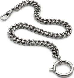 Weitere Accessoires * Gottlieb & Wagner Uhrkette Messing palladiert