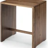 Kleinmöbel|Schränke & Regale * wb form Ulmer Hocker Nussbaumholz