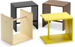Kleinmöbel|Schränke & Regale * wb form Ulmer Hocker Nussbaumholz