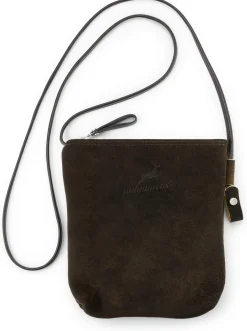 Umhänge- & Handtaschen|Handtaschen * Ackermann Taschenmanufaktur Umhängetasche Hirschleder, braun