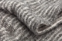 Schals & Tücher|Schals & Tücher * Les Racines du Ciel Unisex-Loopschal Rippenstrick, grau