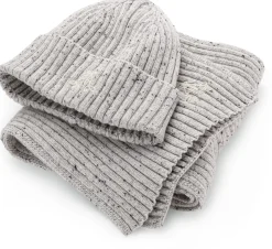 Schals & Tücher|Schals & Tücher * Armedangels Unisex-Rippenschal meliert, Hellgrau