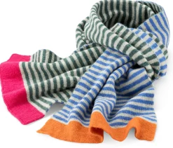 Schals & Tücher|Schals & Tücher * McKernan Woollen Mills Unisex-Strickschal gestreift, Multicolor