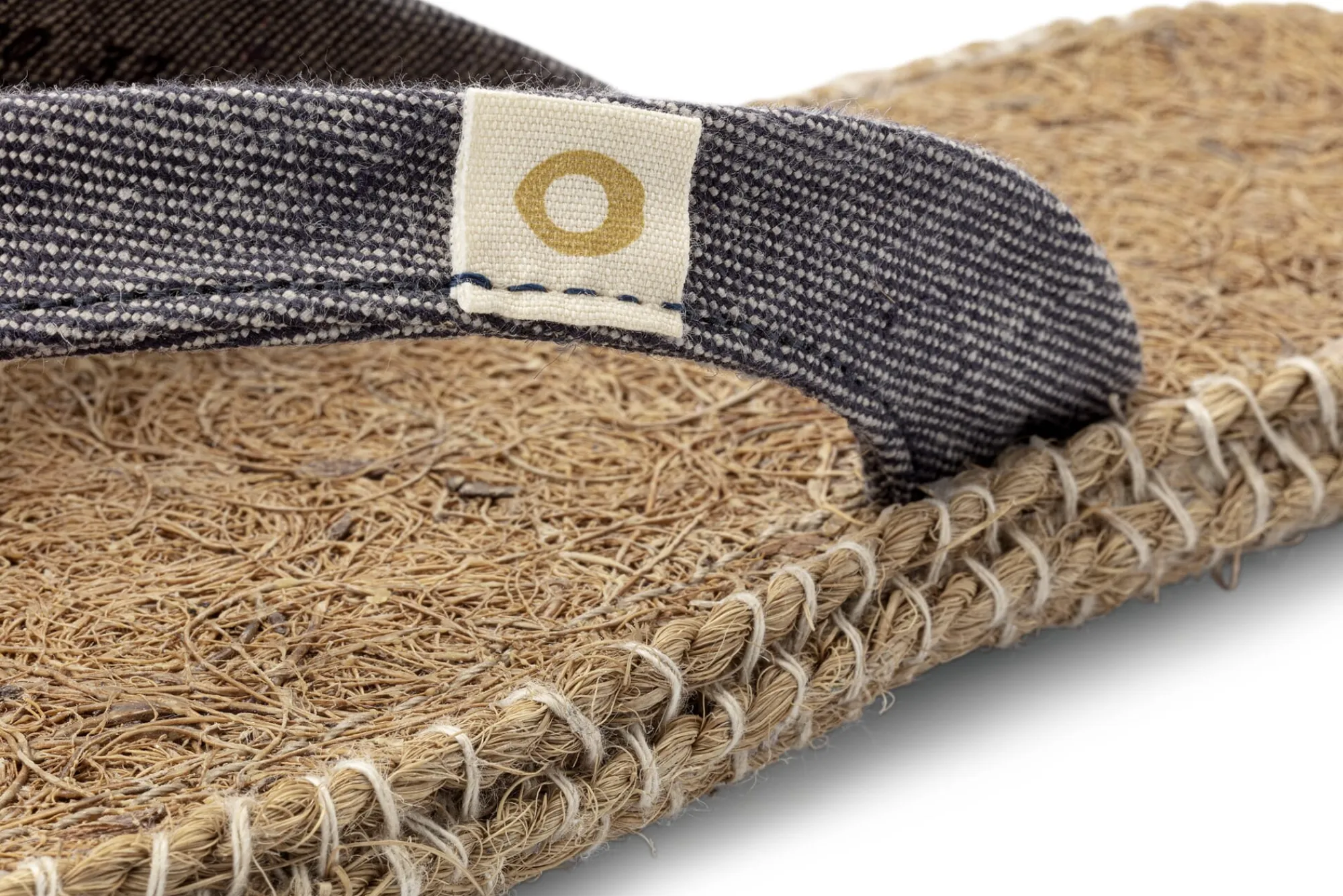 Freizeitschuhe|Sandalen * Werner Schuhe Unisex-Zehentrenner Naturfaser Denim