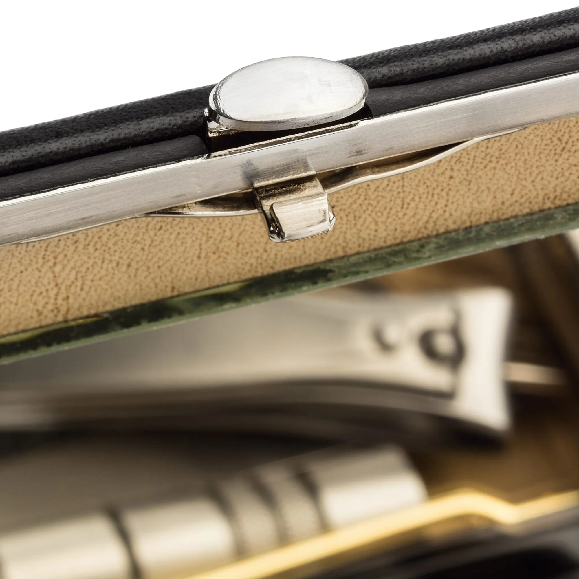 Kulturbeutel|Kulturtaschen * F. Hammann Utensilienetui Lammleder Schwarz