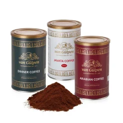 Kaffee|Espressokocher * van Gülpen Javata Coffee gemahlen