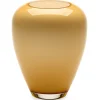 Vasen & Schalen * Glasmanufaktur Harzkristall Vase Harzkristall honiggelb
