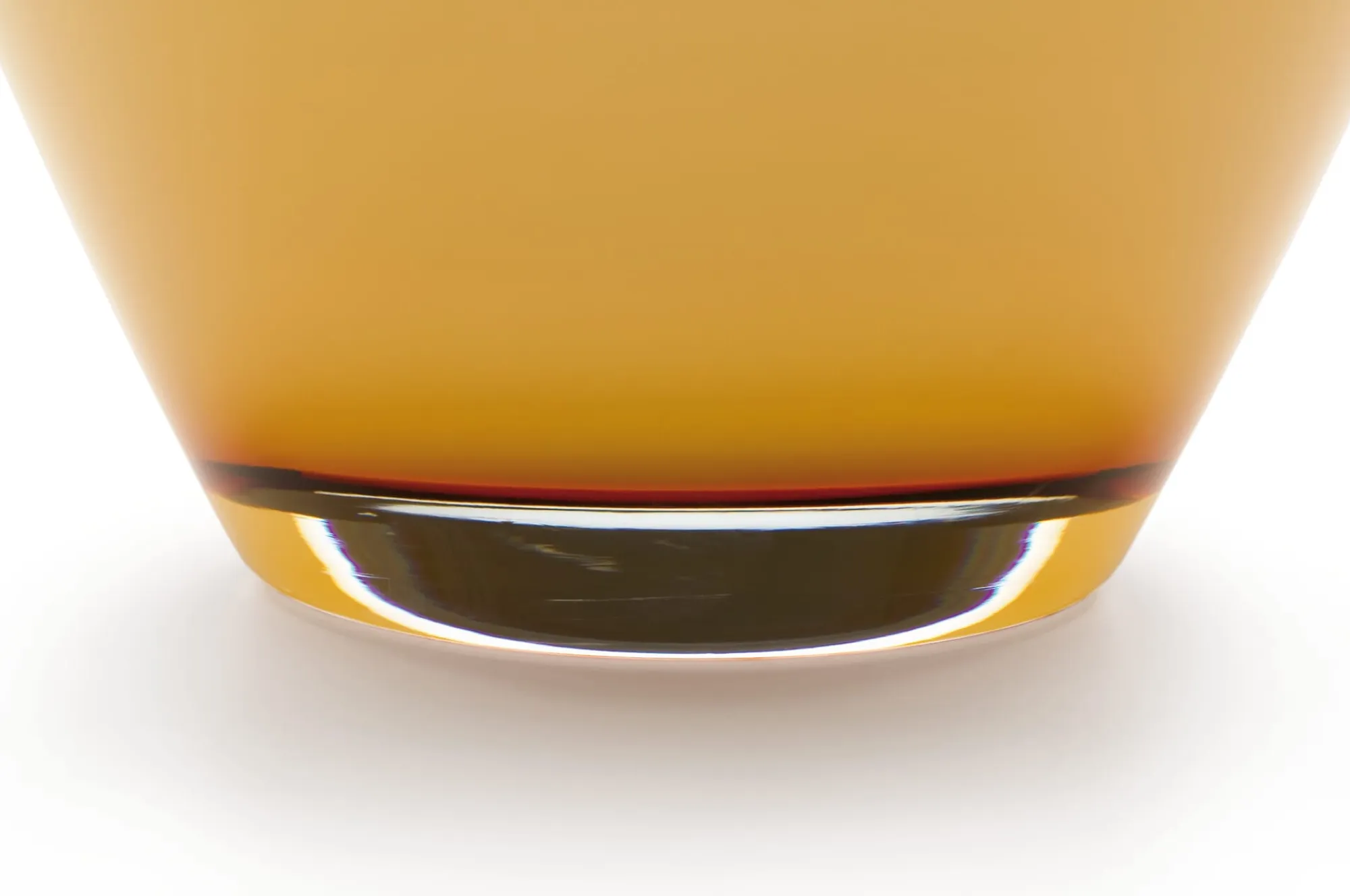 Vasen & Schalen * Glasmanufaktur Harzkristall Vase Harzkristall honiggelb