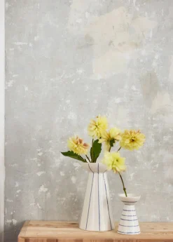 Vasen & Schalen * onomao Vase Keramik handbemalt blau