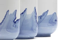 Vasen & Schalen * Anna Badur Vase Tide handdekoriert