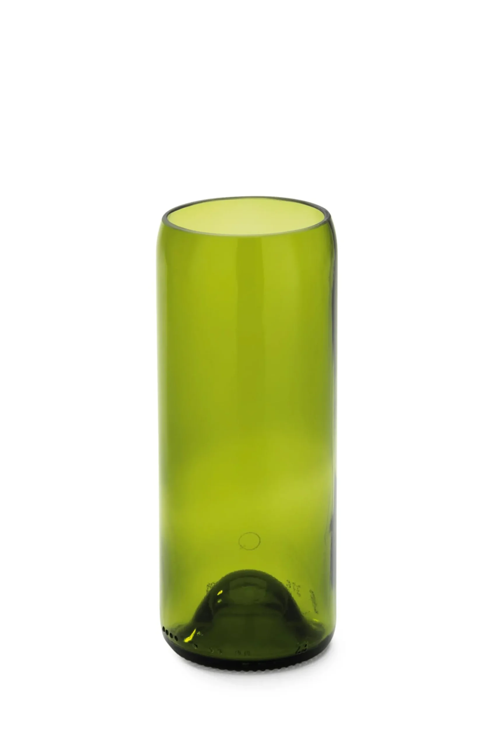 Vasen & Schalen * Q de bouteille Vase Weinflasche Smaragdgrün