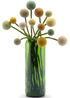 Vasen & Schalen * Q de bouteille Vase Weinflasche Smaragdgrün