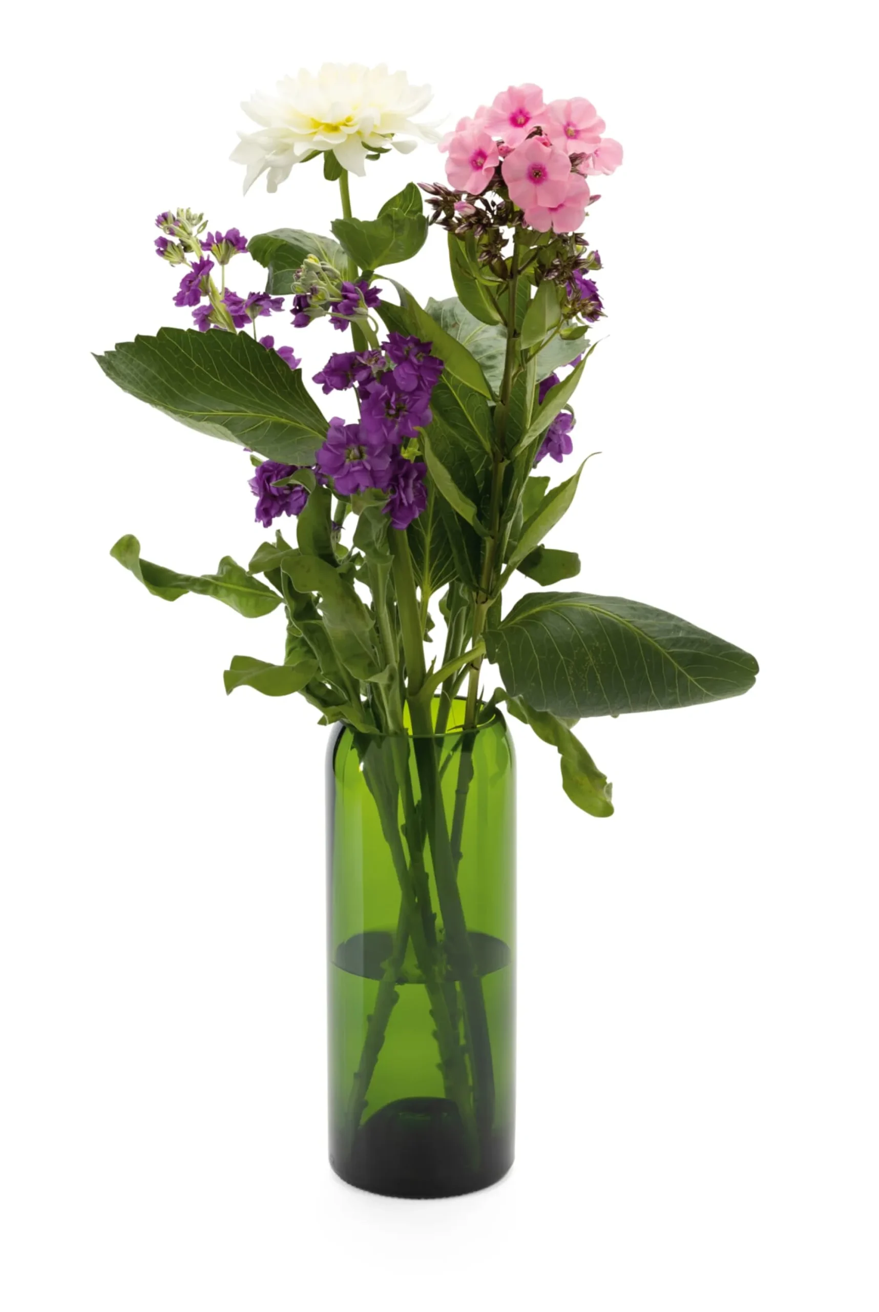 Vasen & Schalen * Q de bouteille Vase Weinflasche Smaragdgrün