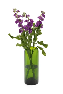 Vasen & Schalen * Q de bouteille Vase Weinflasche Smaragdgrün