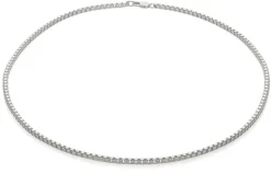 Schmuck * Ménard Venezianerkette eckig, Silber