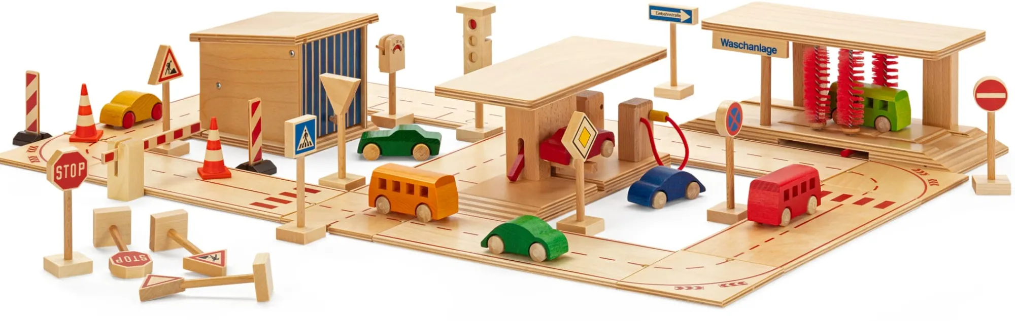 Blech- & Modellspielzeug|Holzspielzeug * Christof Beck Spielwaren Verkehrsampel Holz