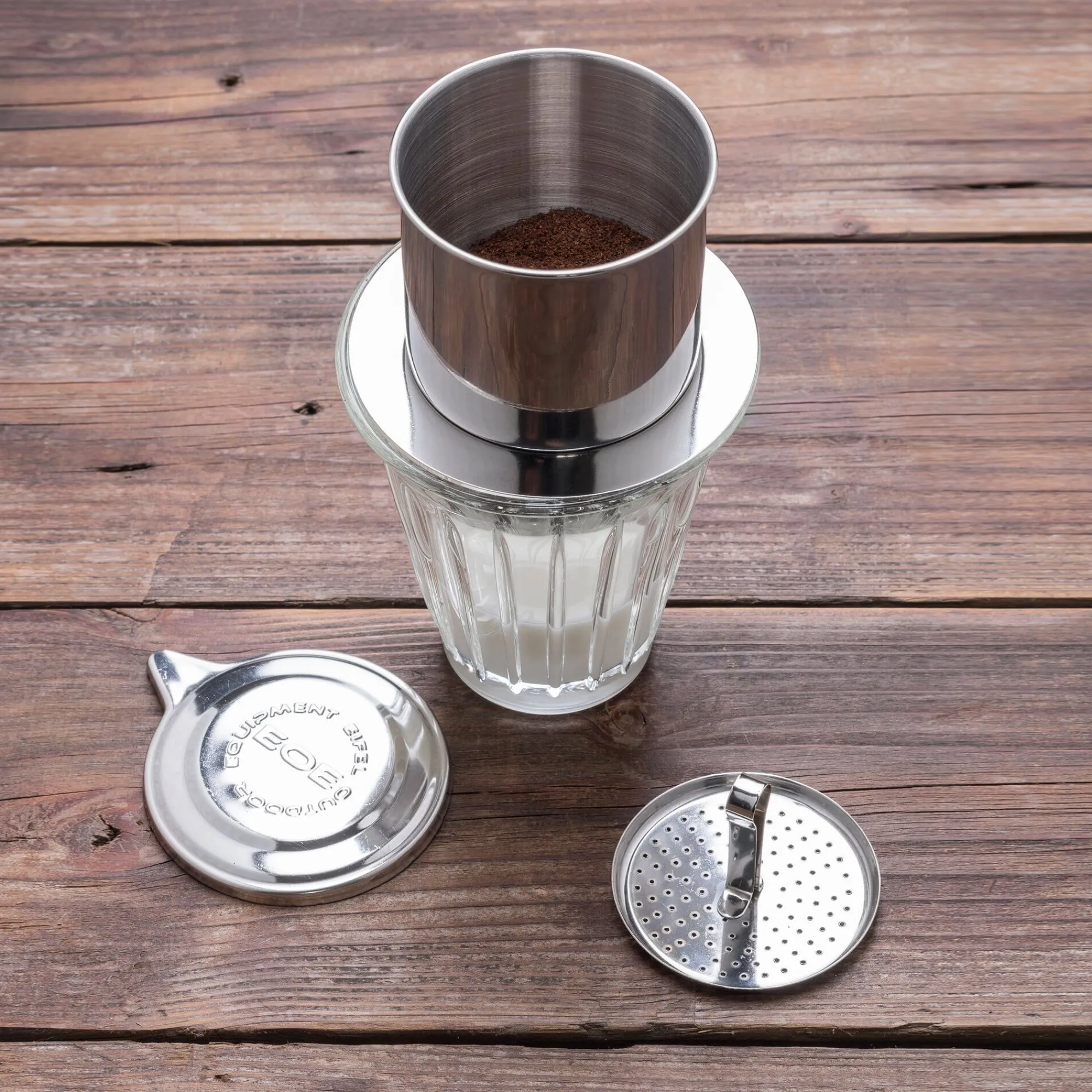 Kaffeebereiter * EOE - Eifel Outdoor Equipment Vietnamesischer Kaffeefilter Edelstahl