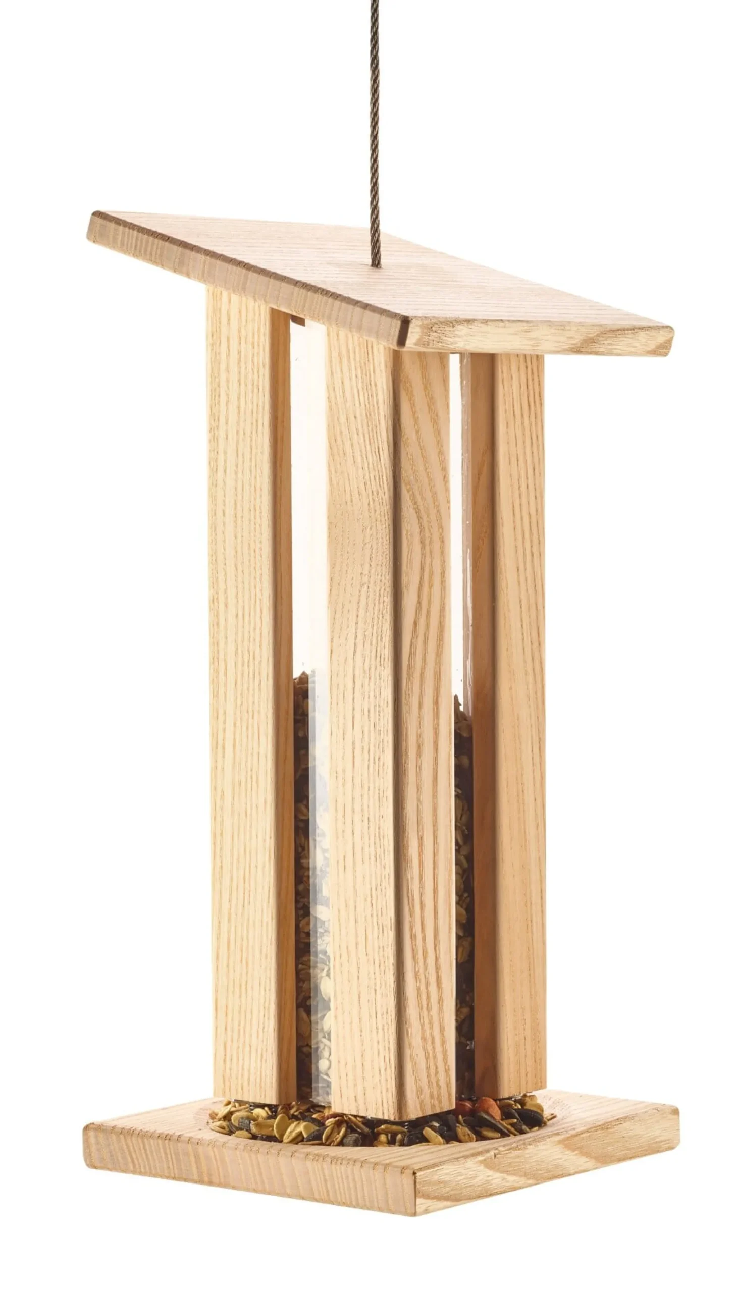 Nist- & Futterplätze * Gelsenkirchener Werkstätten Vogelfutterhaus Eschenholz