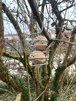Nist- & Futterplätze * bellissa Haas Vogelknödelhalter Spirale