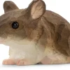 Gartendekoration * Wildlife Garden Waldmaus Lindenholz handgeschnitzt