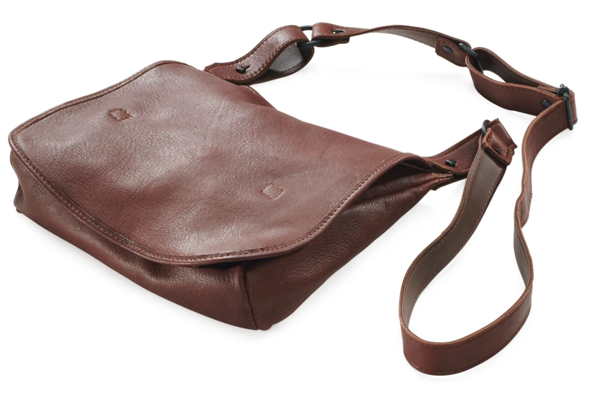 Umhänge- & Handtaschen * AKAH - Albrecht Kind Wanderbeutel Elchleder Braun