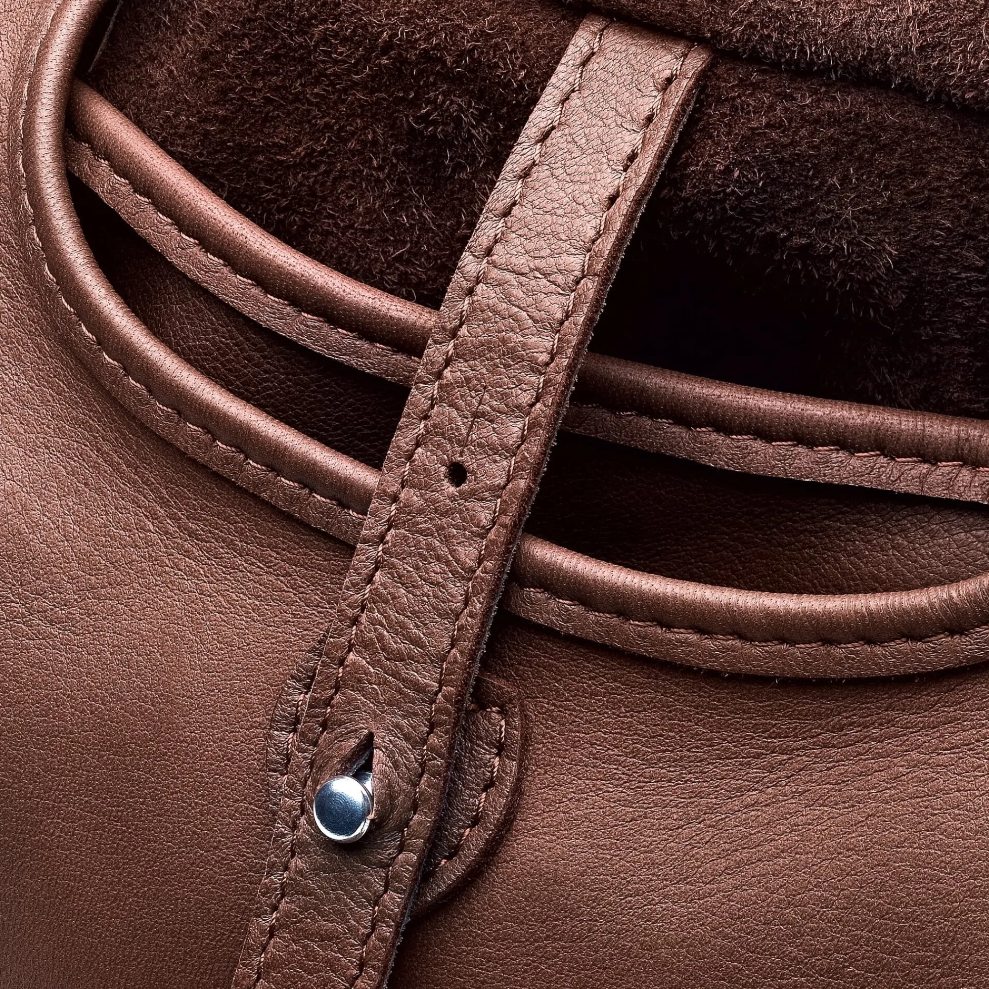 Umhänge- & Handtaschen * AKAH - Albrecht Kind Wanderbeutel Elchleder Braun