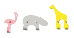 Garderobe & Diele|Kindermöbel * Wandhaken-Set Zoo