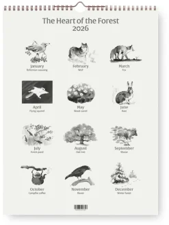 Wandkalender|Zeitplaner & Kalender * Teemu Järvi Illustrations Wandkalender Teemu Järvi