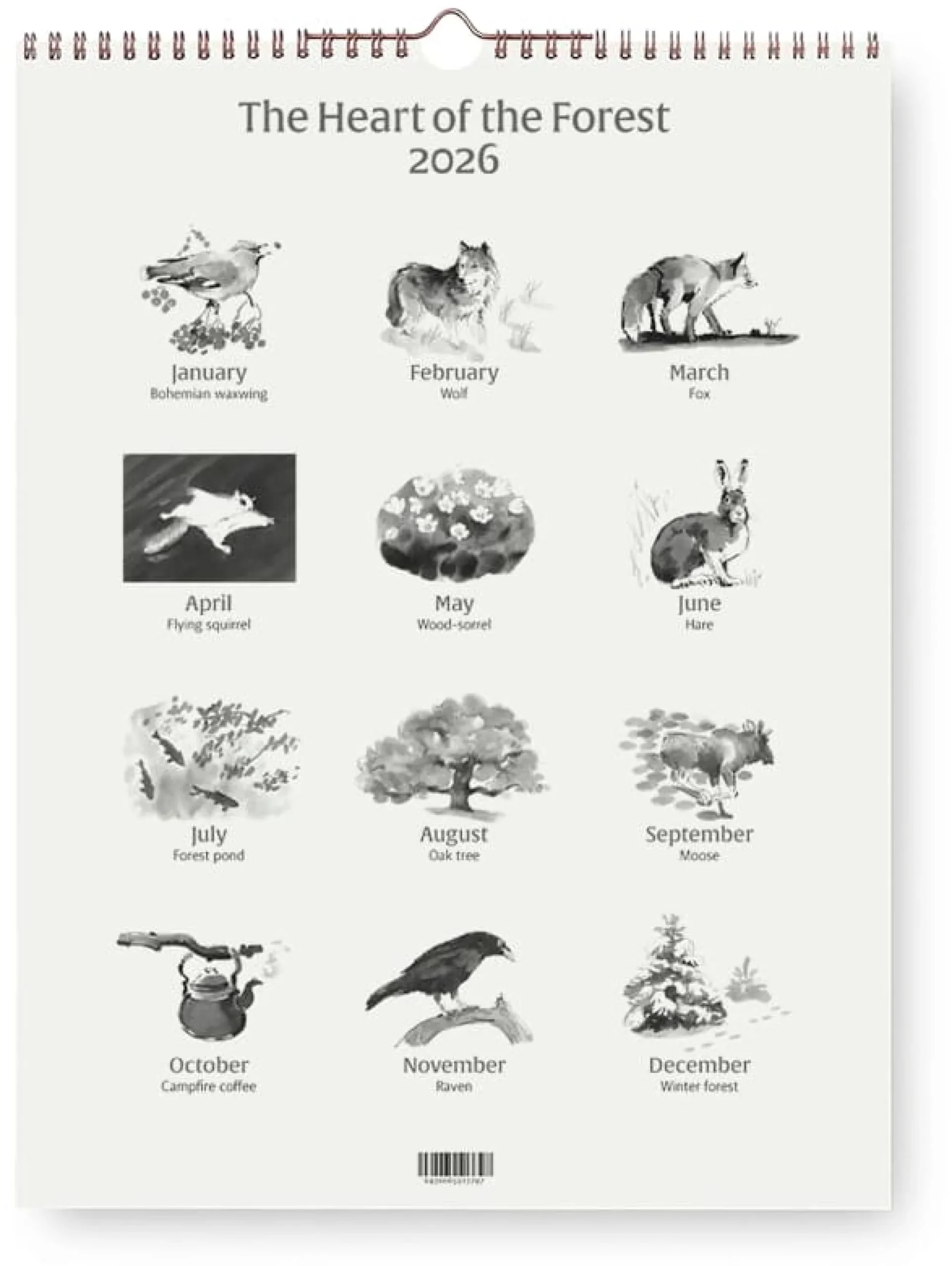 Wandkalender|Zeitplaner & Kalender * Teemu Järvi Illustrations Wandkalender Teemu Järvi