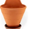 Pflanzgefäße * Manufactum Wandtopf Terrakotta