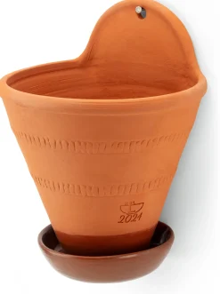Pflanzgefäße * Manufactum Wandtopf Terrakotta