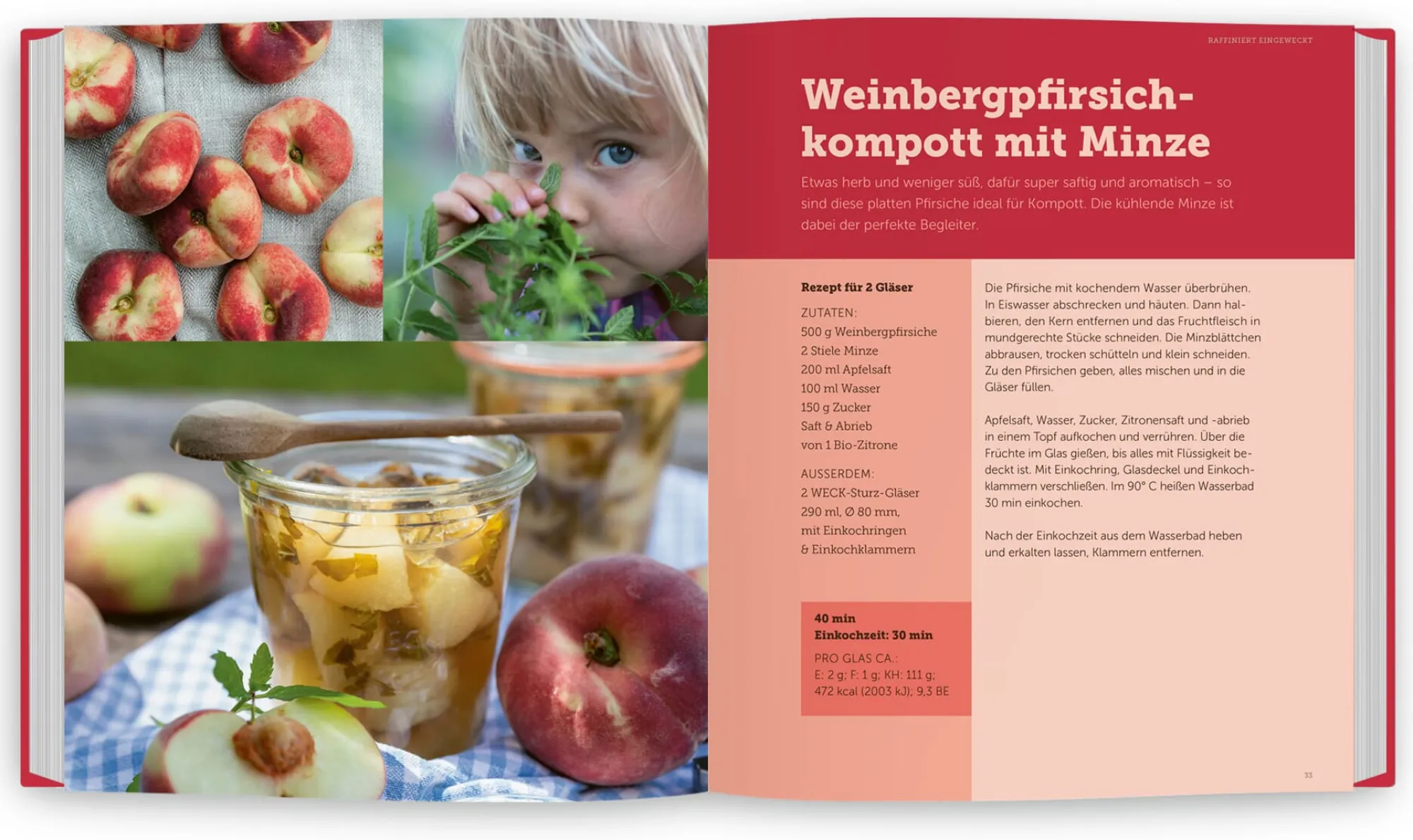 Kochen & Backen|Ratgeber * Weck glass and packaging Weck Das original Einkochbuch