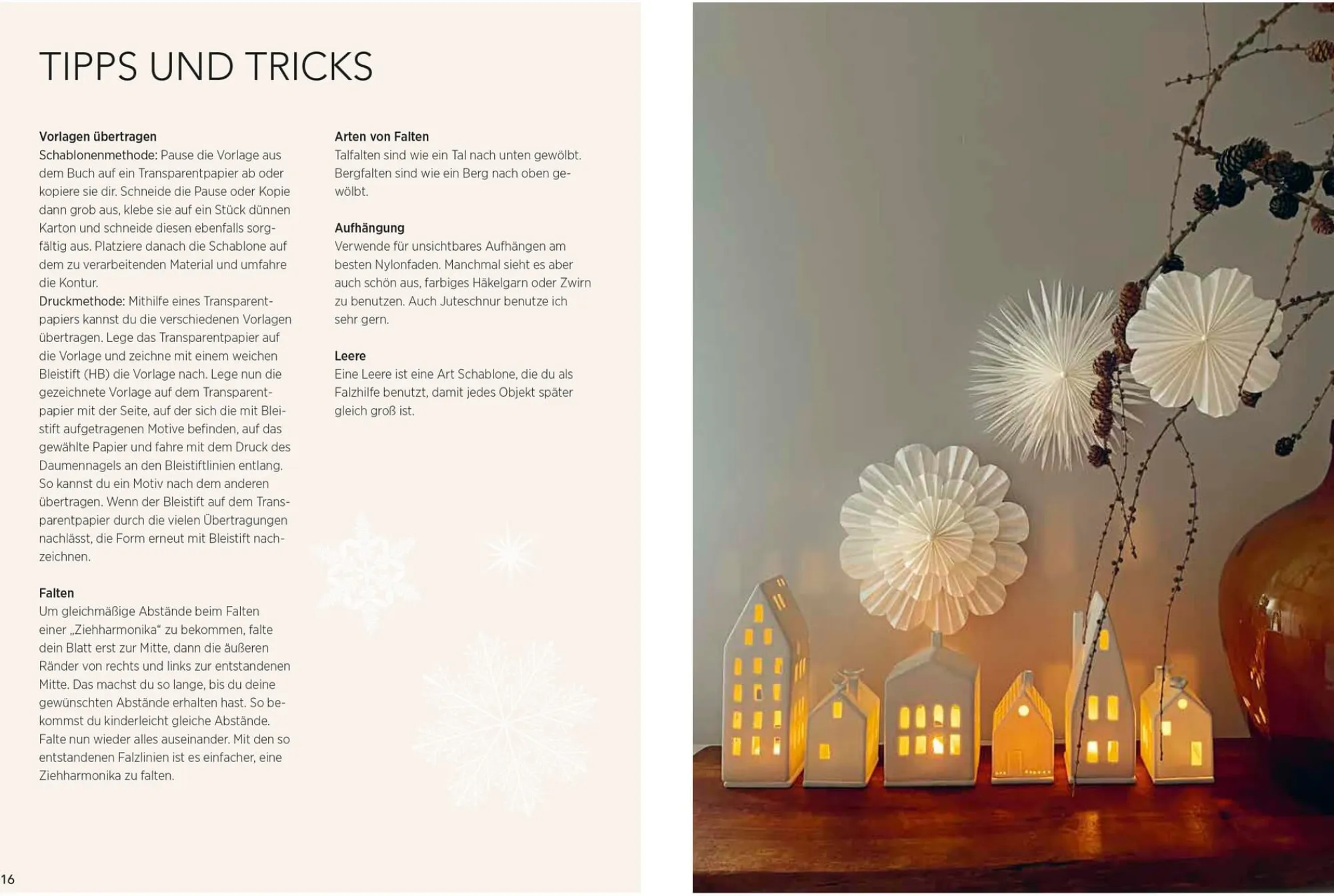 Ratgeber|Schreiben & Basteln * Christophorus (Verlag) Weihnachtliche Papierdeko