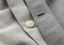Bettwaren & Bettwäsche * elegante Wendekopfkissenbezug Sommerflanell Grau