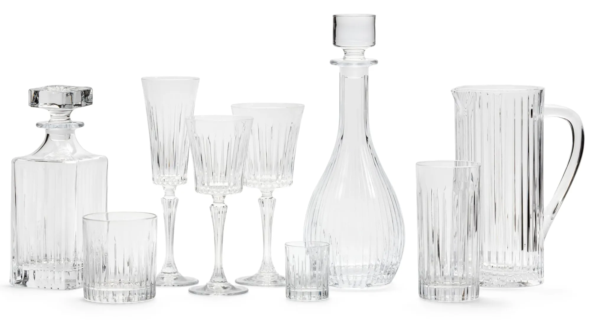 Gläser * RCR Cristalleria Italiana Whiskytumbler gerippt