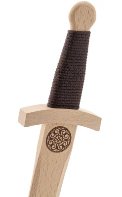 Holzspielzeug|Bewegungsspiele * Spielzeugmanufaktur Vah Wikingerdolch mit Lederscheide